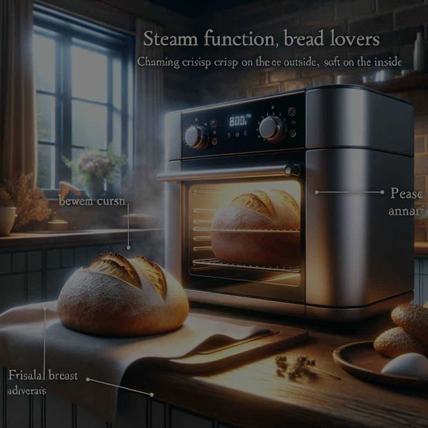 Quels sont les avantages d'un four doté de la fonction vapeur pour les amateurs de pain ?